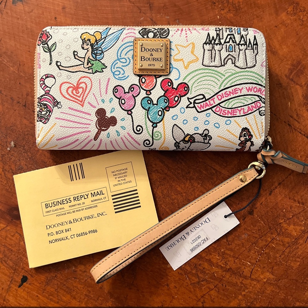 Disney Dooney and Burke Sketch Wallet